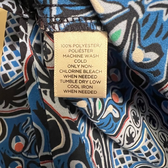 LOFT Long Sleeve Boatneck Button Cuff Blouse - Size Medium Petite - Picture 7 of 7